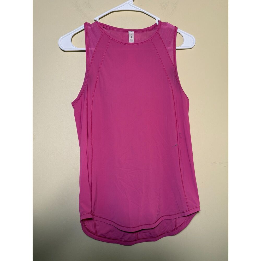 Lululemon Hot Pink Sculpt Tank Top | Size 2 | Activewear Athleisure Workout